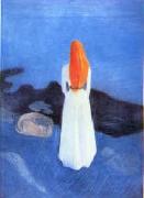 Young Girl on a Jetty Edvard Munch